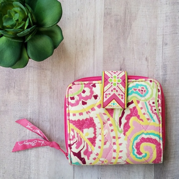 Vera Bradley Handbags - Vera Bradley Snap Wallet Change Purse Capri Melon